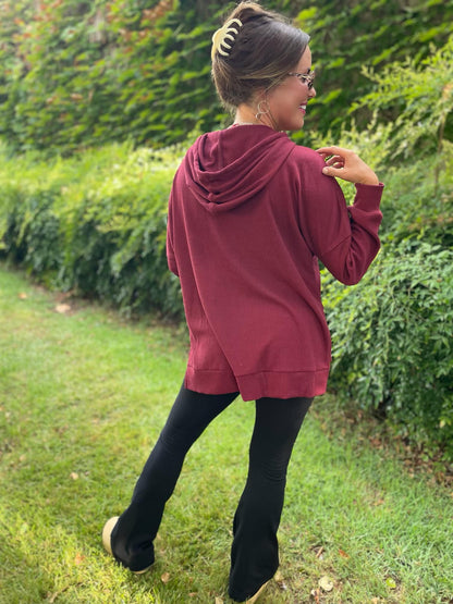 PREORDER: Best Selling Touch Of Fall Thermal Hoodie in Five Colors