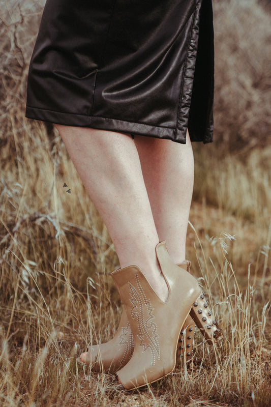 2 Fly Co High Demand River Rock High Heel Western Booties