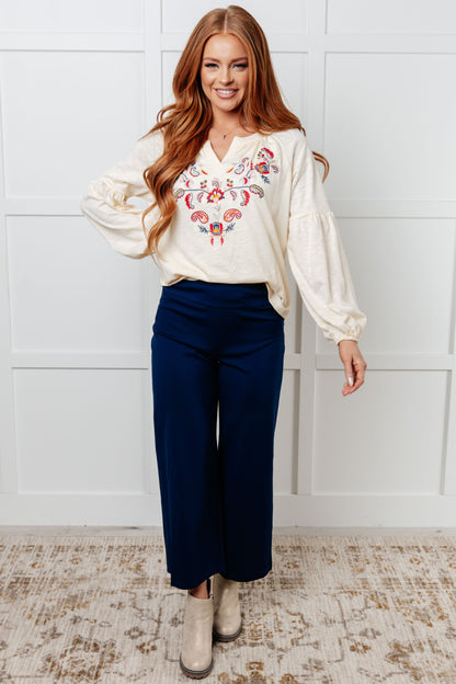 More Than You Would Think Embroidered Blouse