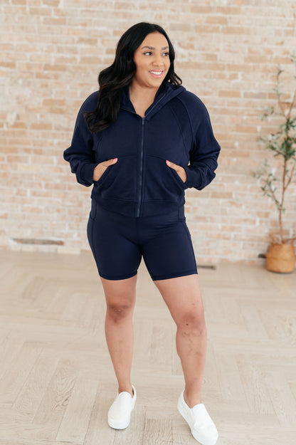 Sun or Shade Zip Up Jacket in Navy