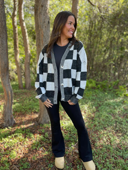 PREORDER: All My Life Checkered Cardigan in Three Colors