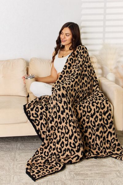 Leopard Throw Blanket Multiple Colors