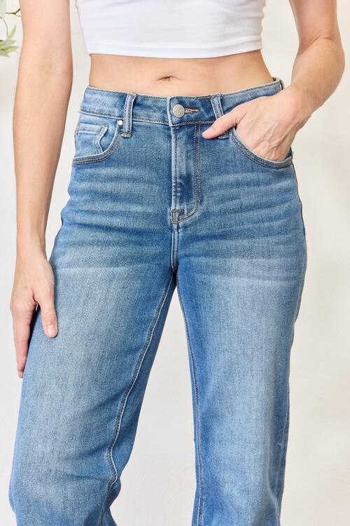 RISEN High Waist Straight Jeans