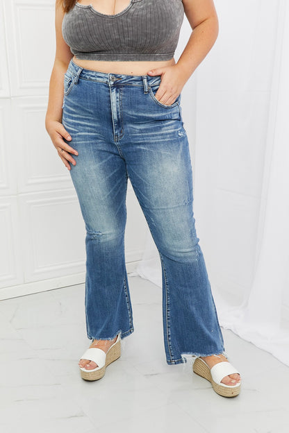 RISEN Iris High Waisted Flare Jeans