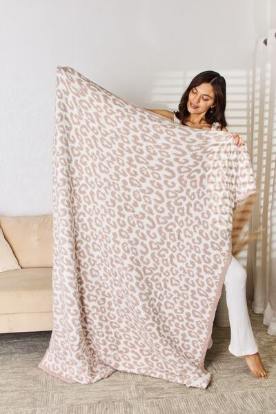 Leopard Throw Blanket Multiple Colors