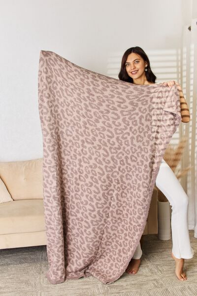 Leopard Throw Blanket Multiple Colors