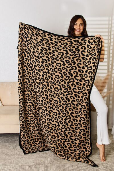 Leopard Throw Blanket Multiple Colors