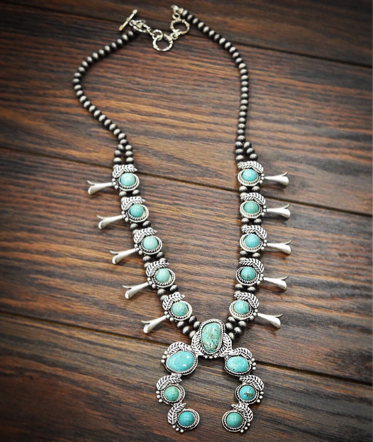 The "Sedona" Squash Blossom Necklace