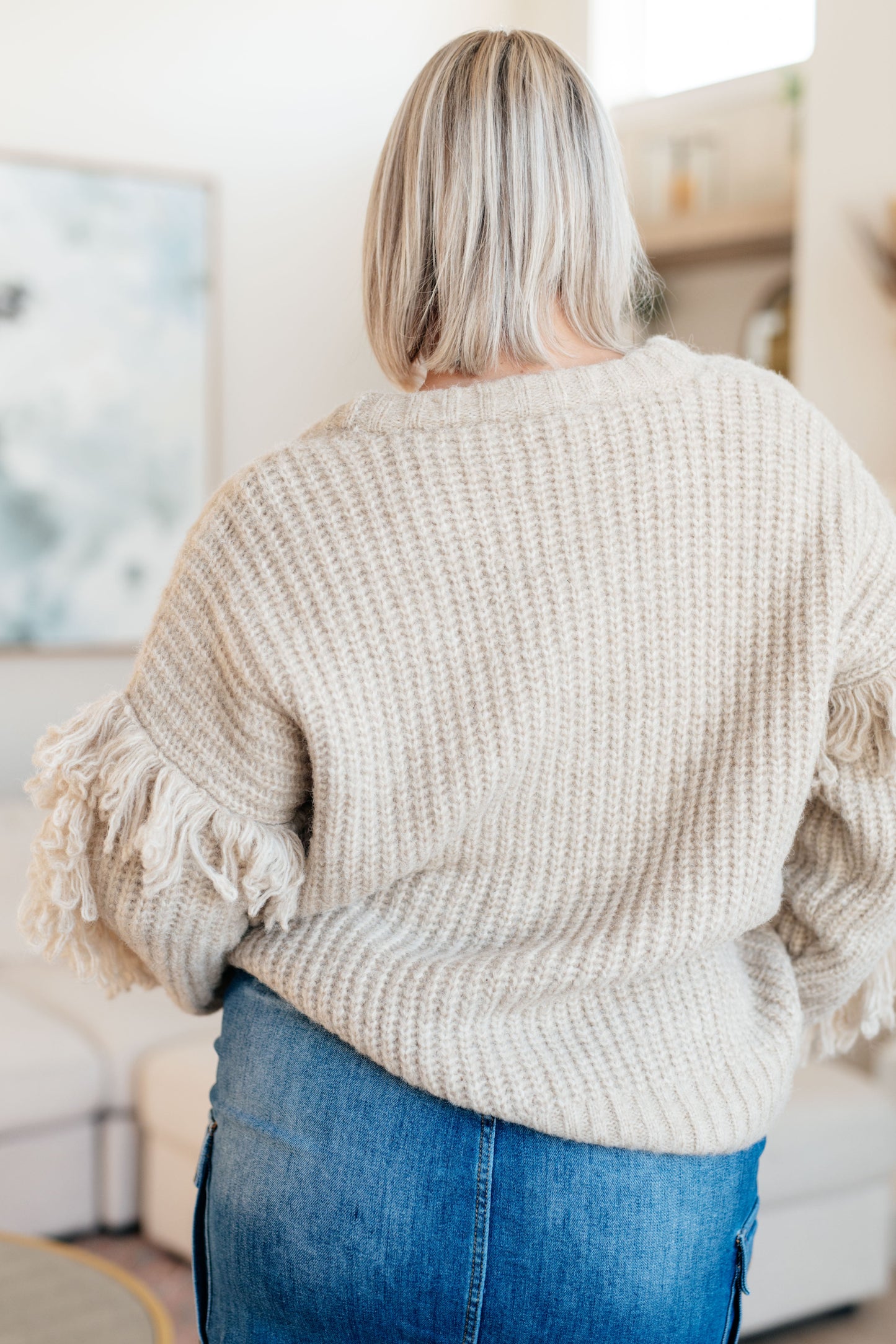 Ask Me About It Fringe Cardigan