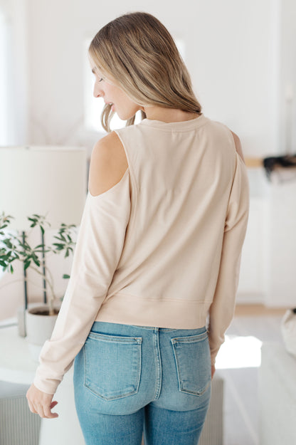 Carefully Crafted Cold Shoulder Blouse