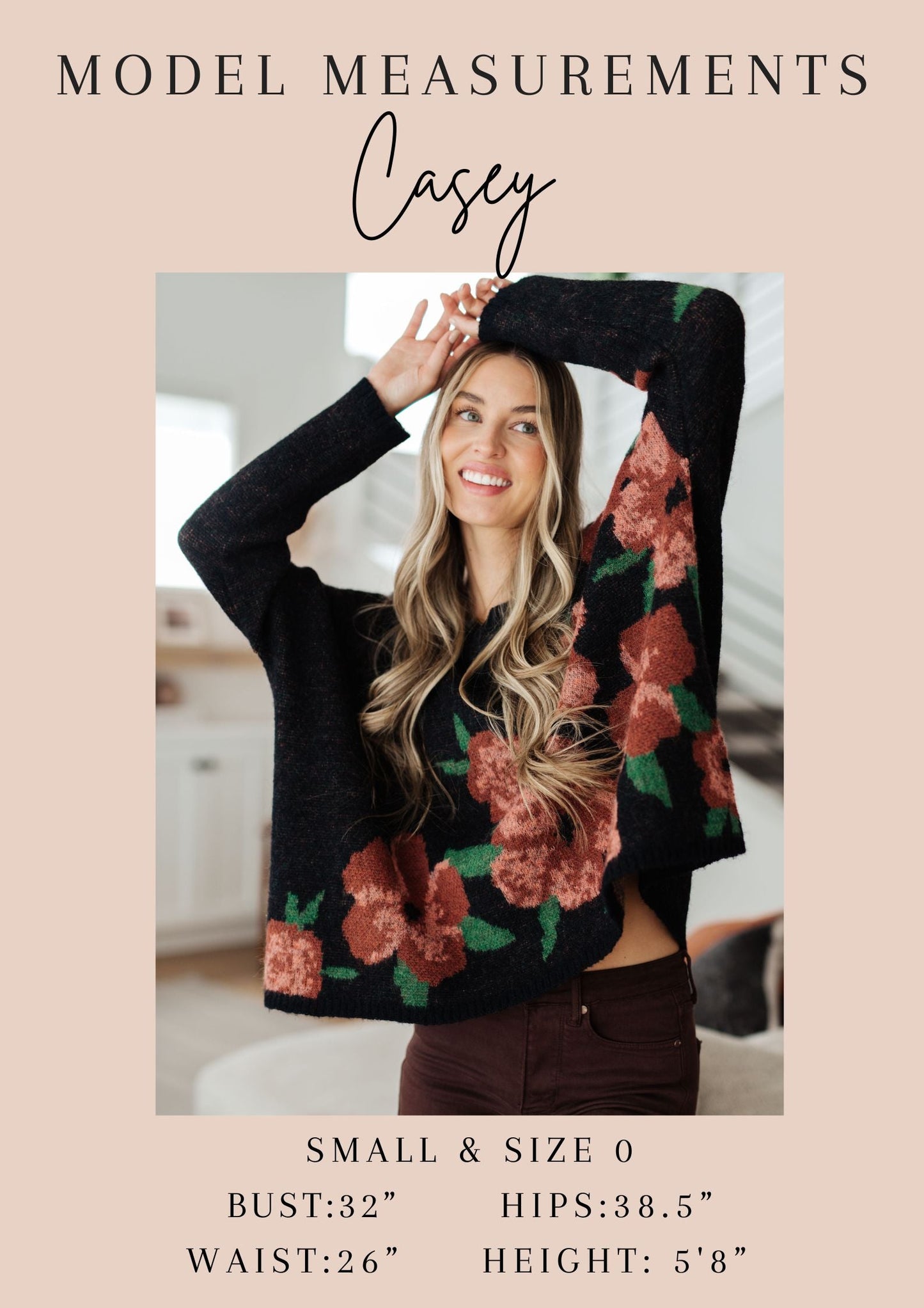 You're Enough Floral Cardigan