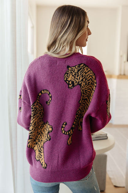 On the Prowl Tiger Cardigan