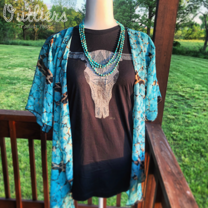 "Turquoise Dreams" Kimono