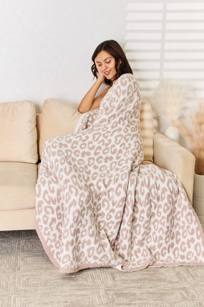 Leopard Throw Blanket Multiple Colors