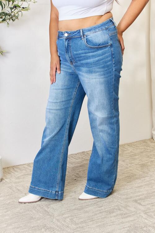 RISEN High Waist Straight Jeans