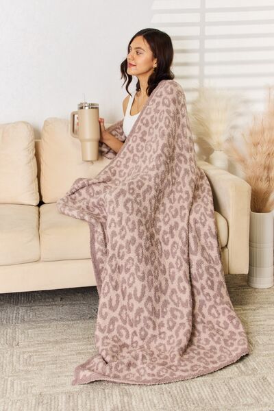 Leopard Throw Blanket Multiple Colors