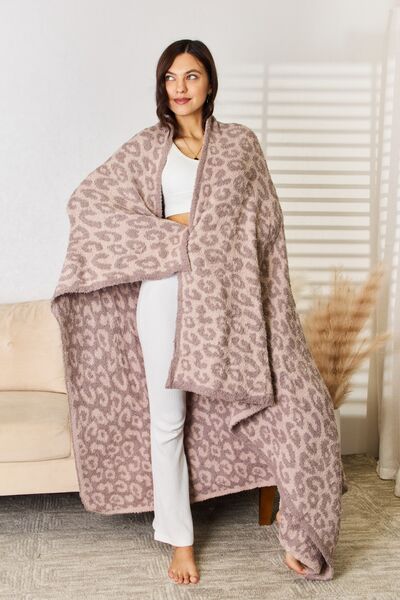 Leopard Throw Blanket Multiple Colors