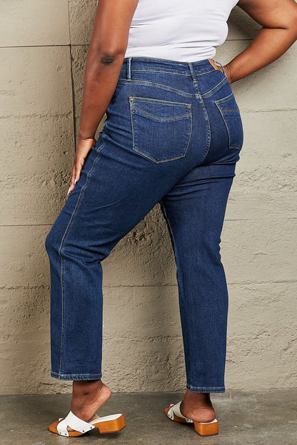 Judy Blue Kailee Tummy Control High Waisted Straight Jeans