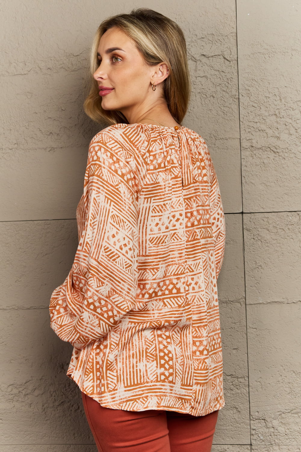 HEYSON Just For You Aztec Tunic Top