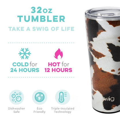 Cowhide Print Tumbler