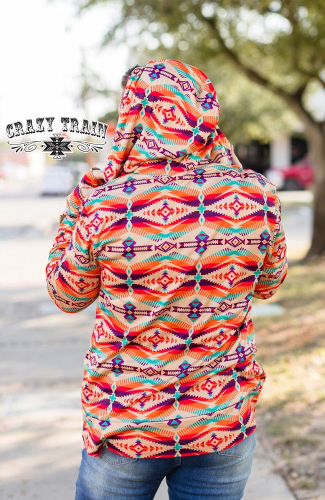 Crazy Train Sedona Sunset Hoodie