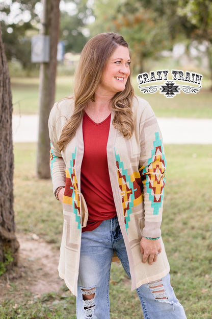 Crazy Train Buffalo Trail Cardigan