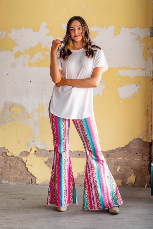 Leopard Serape L&B Flares