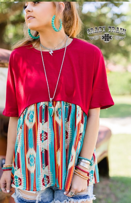 Red Rodeo Top