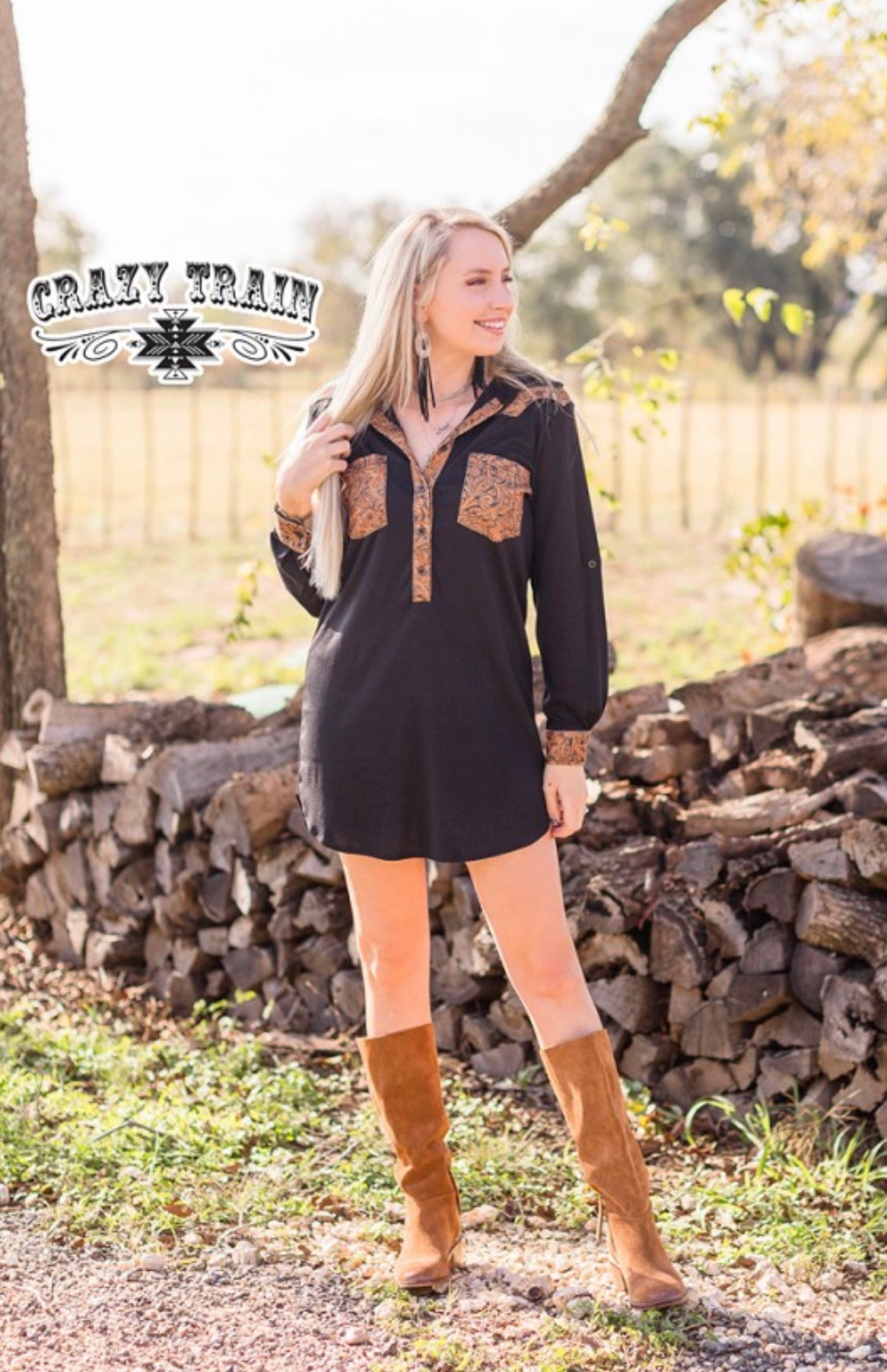 Crazy Train Rowdy Rodeo Dress