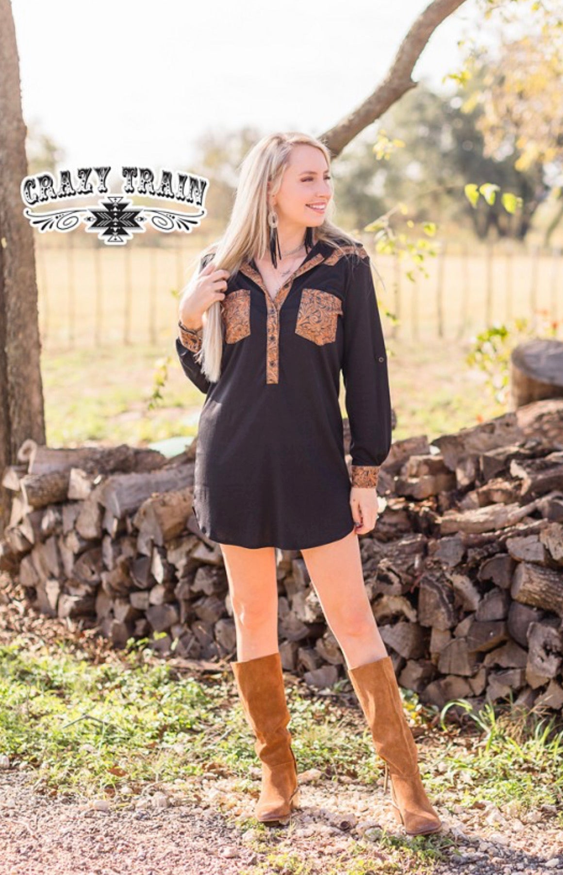 Crazy Train Rowdy Rodeo Dress