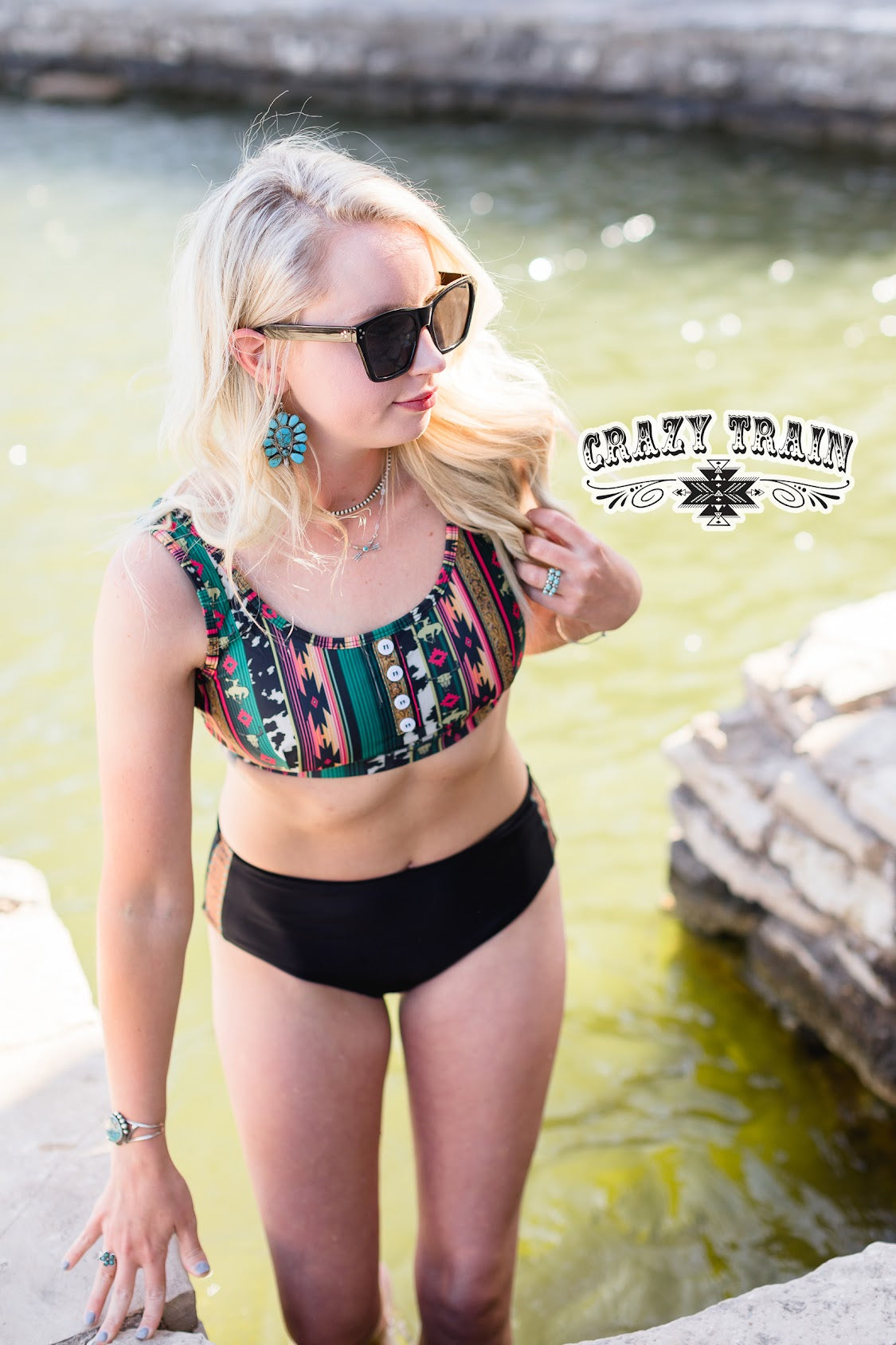 Crazy Train Ranch Lady Swim Bottoms