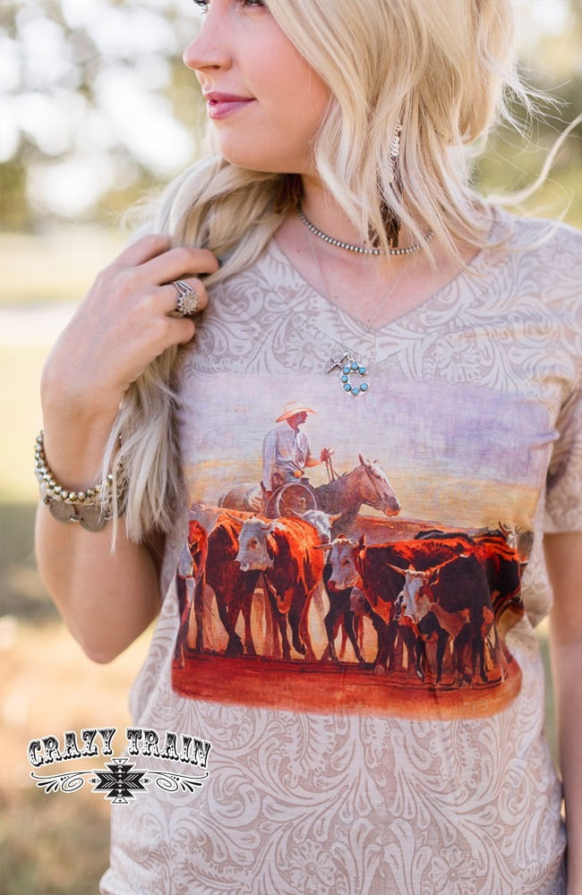 Crazy Train Ranchin’ Tee