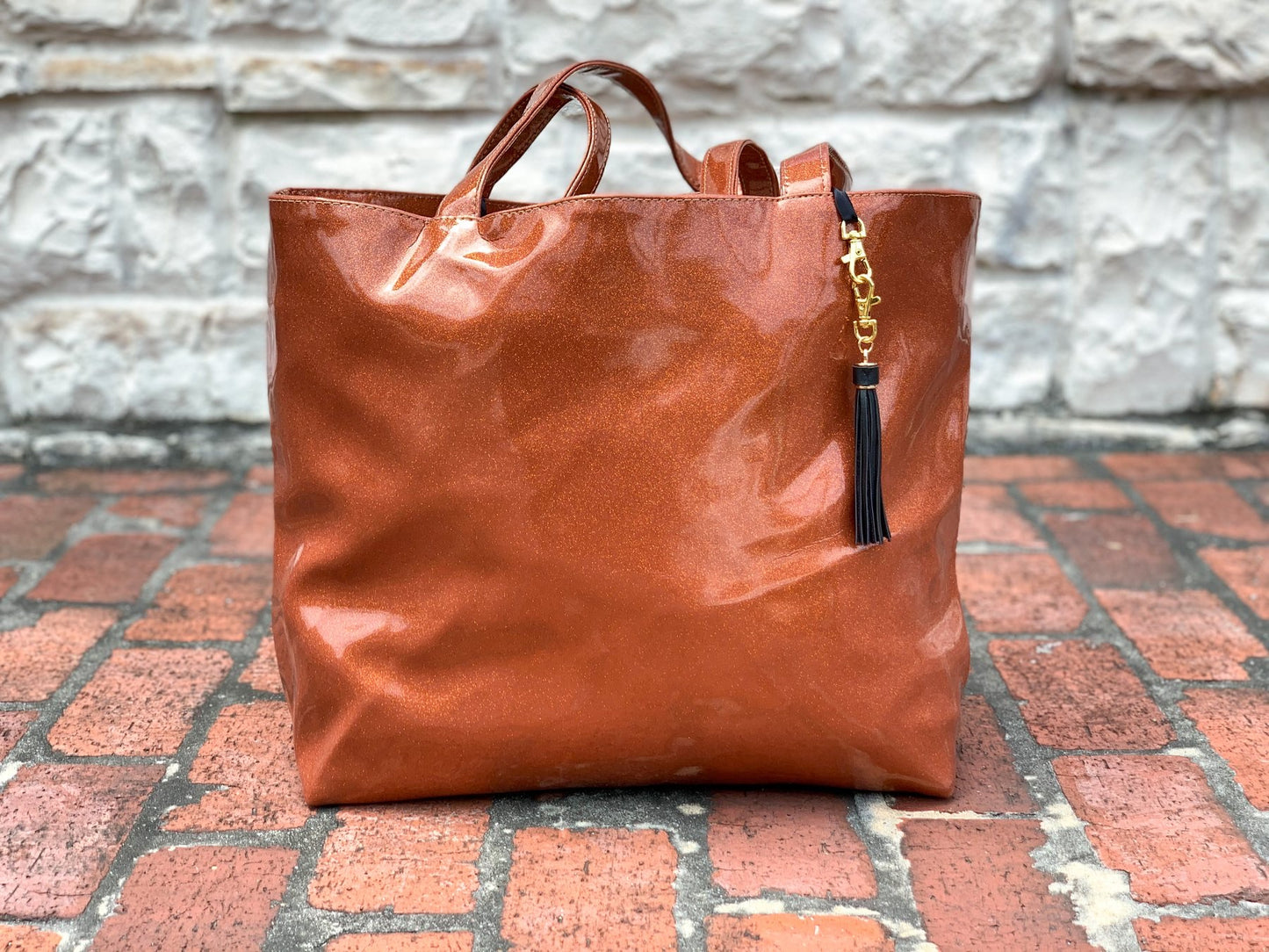 Makeup Junkie - Longhorn Glitter Tote