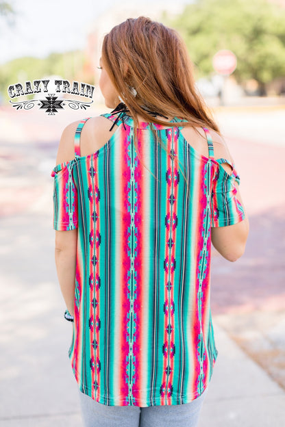 Crazy Train Criss Cross Top