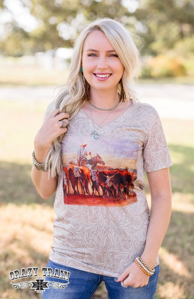 Crazy Train Ranchin’ Tee