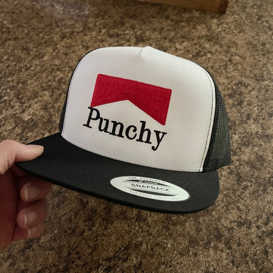 Punchy SnapBack White Front