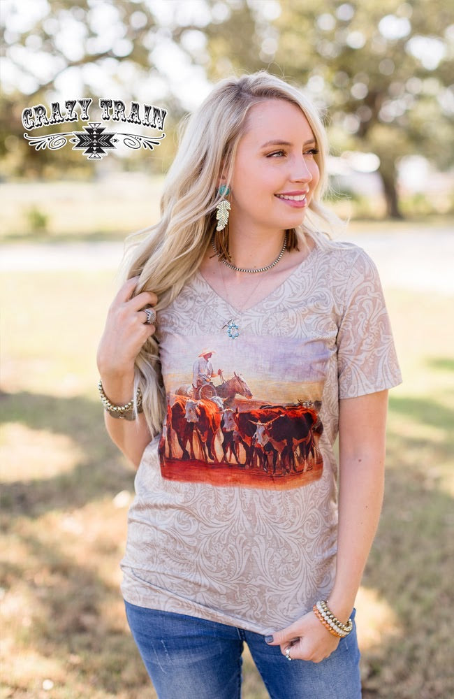 Crazy Train Ranchin’ Tee