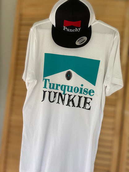 Turquoise Junkie Tee