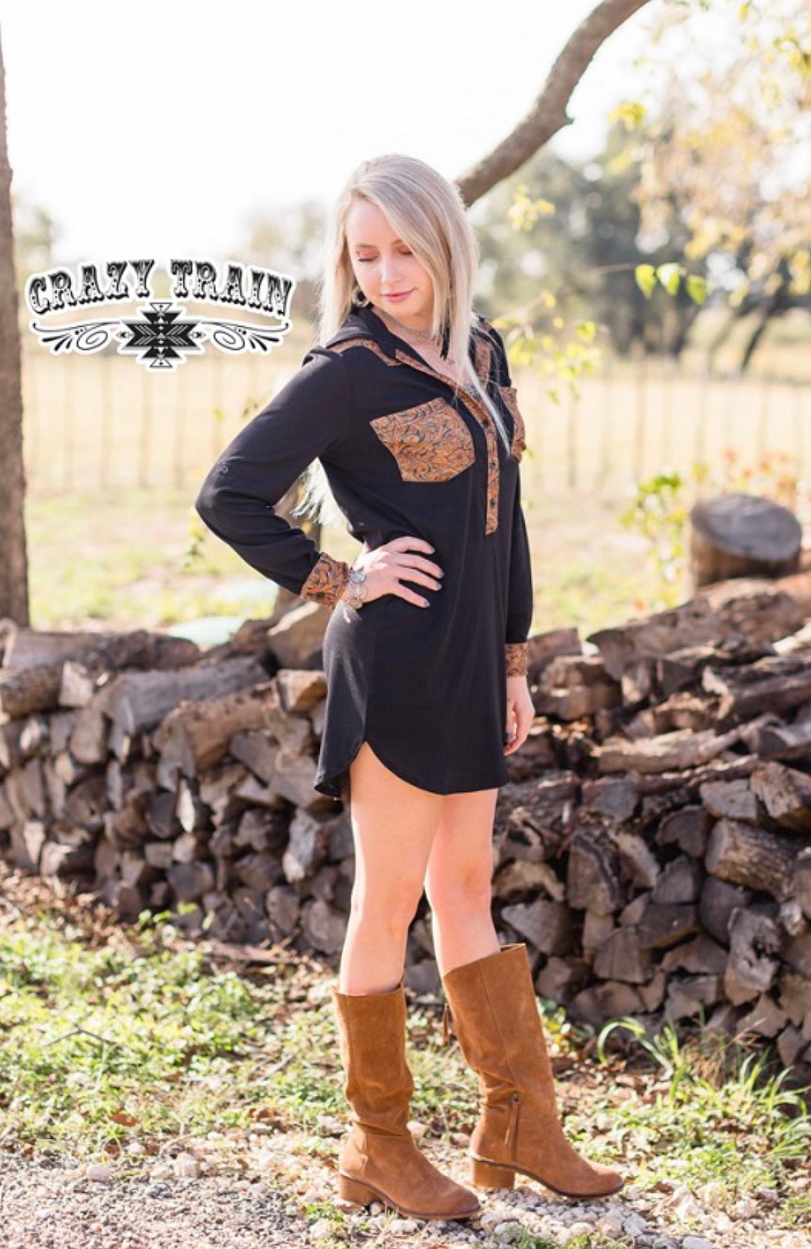 Crazy Train Rowdy Rodeo Dress