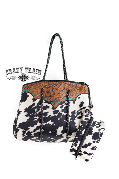 Crazy Train Tote AL Dream Bag Cowhide Leather (Restocked!)