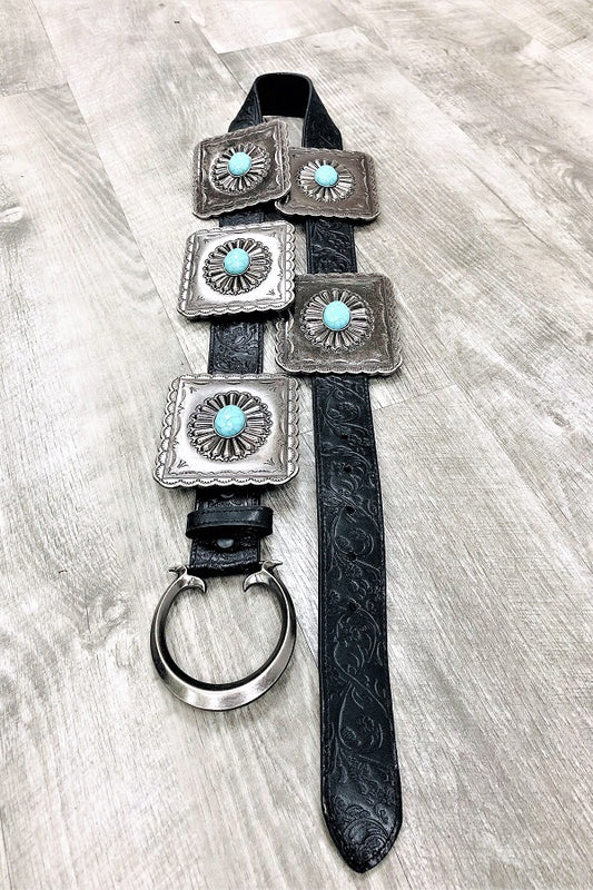 Turquoise Concho Belt