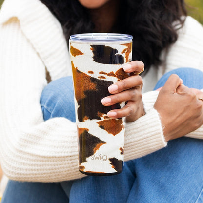 Cowhide Print Tumbler