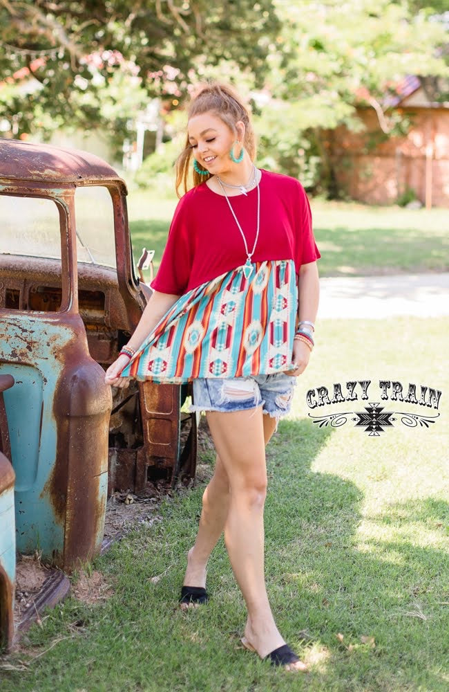 Red Rodeo Top