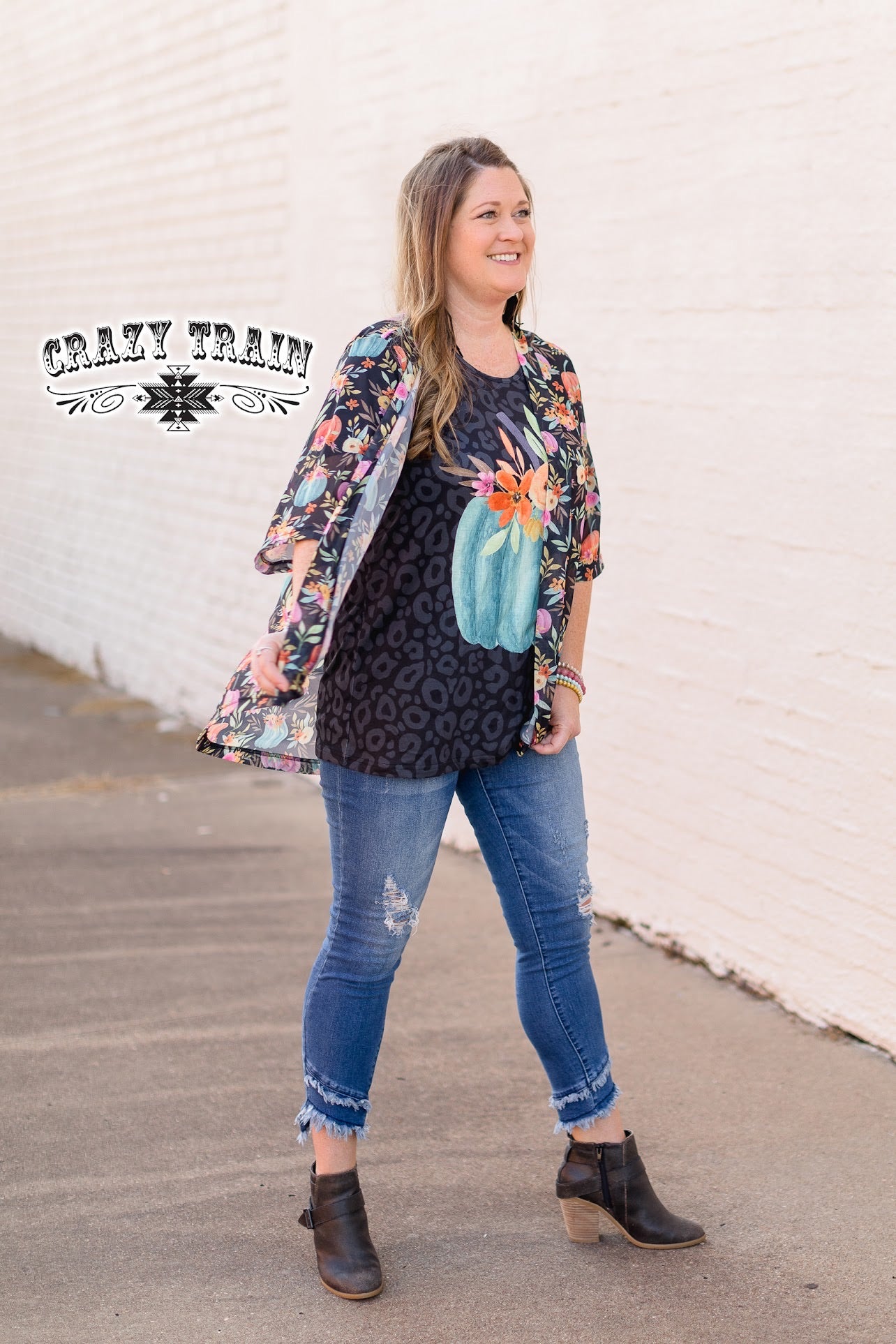 Crazy Train Worth The Fall Kimono